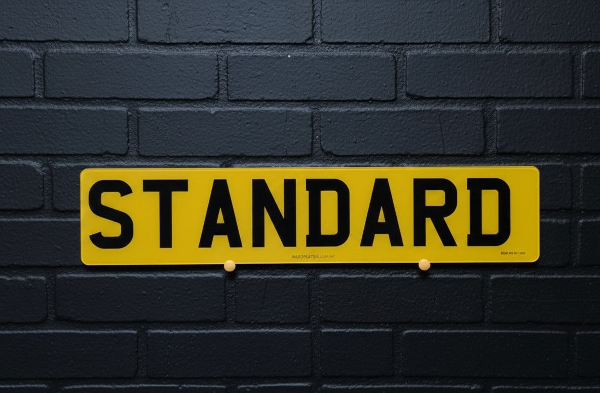 2D Printed Number Plates