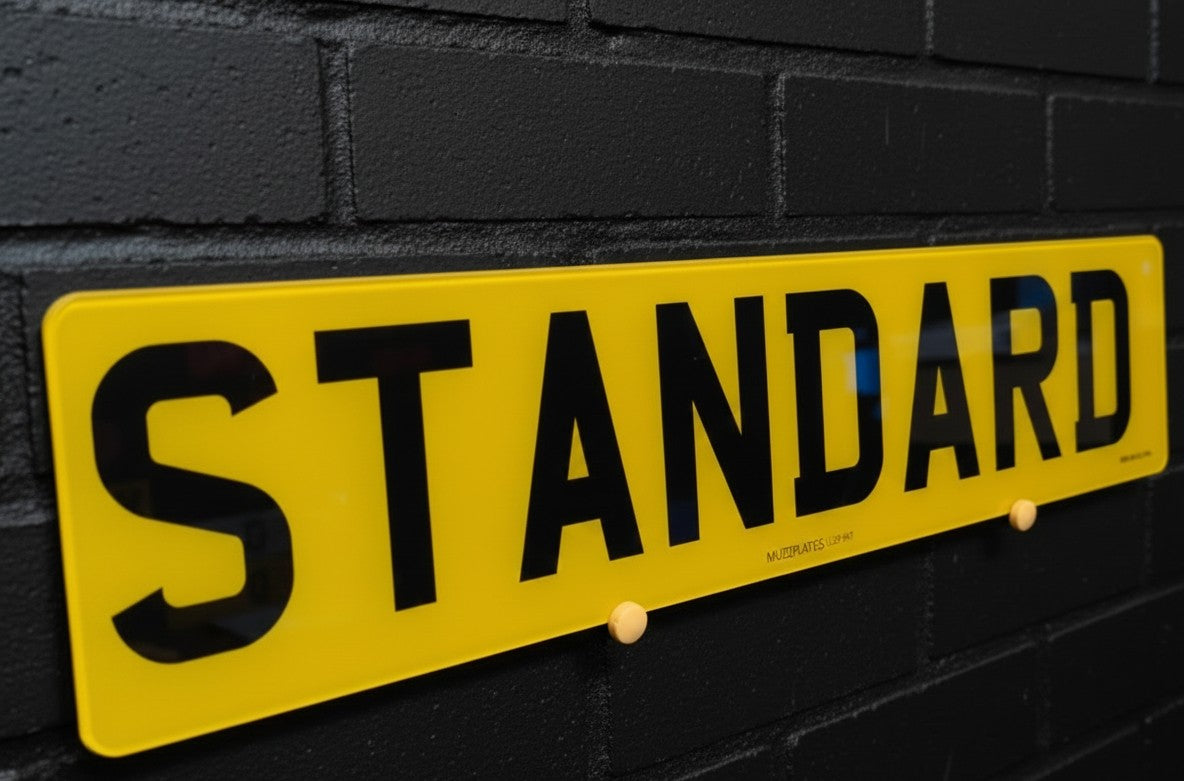 2D Printed Number Plates