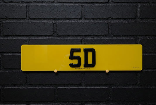 5D Combination Number Plates