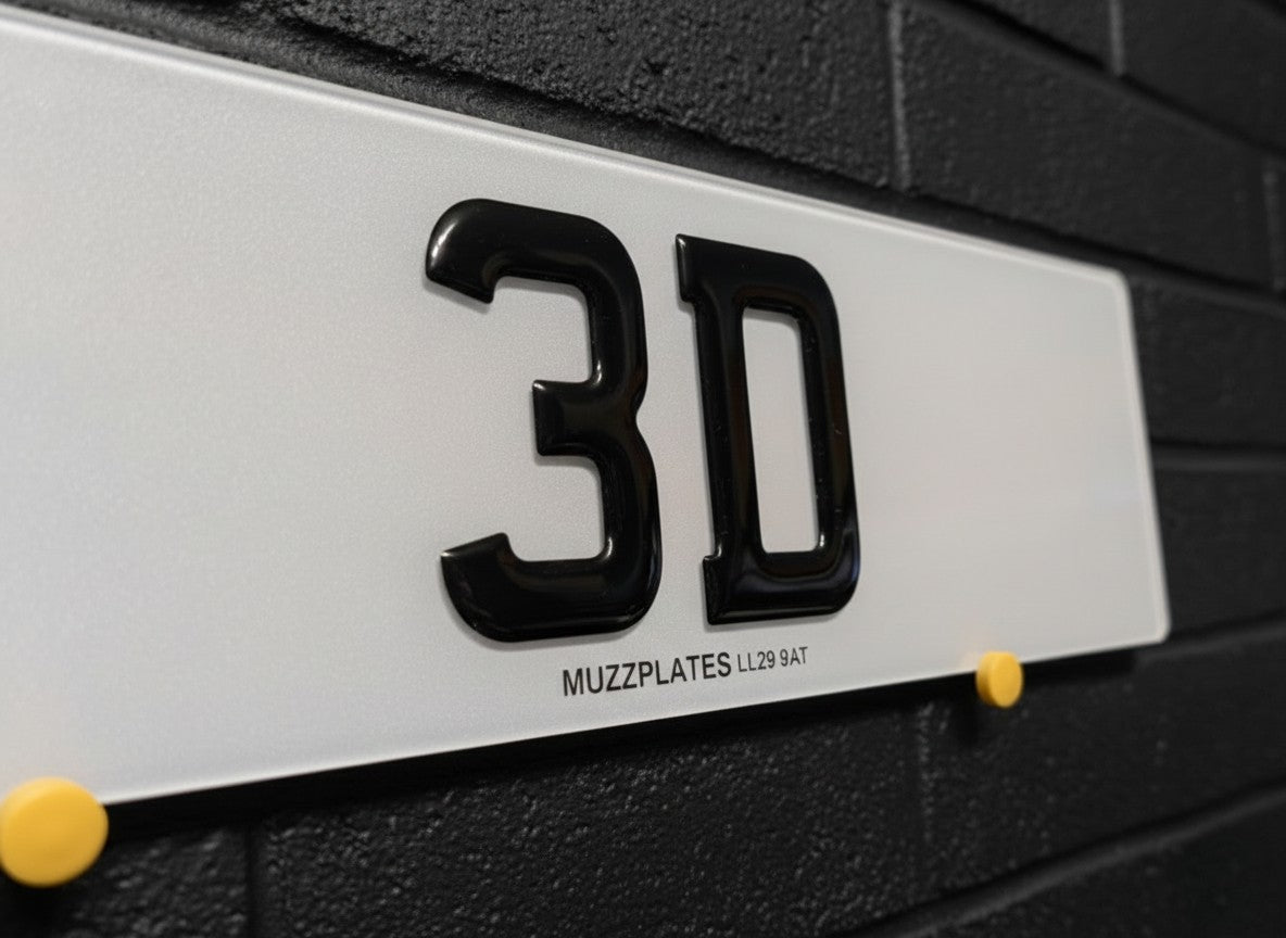 3D Gel Number Plates