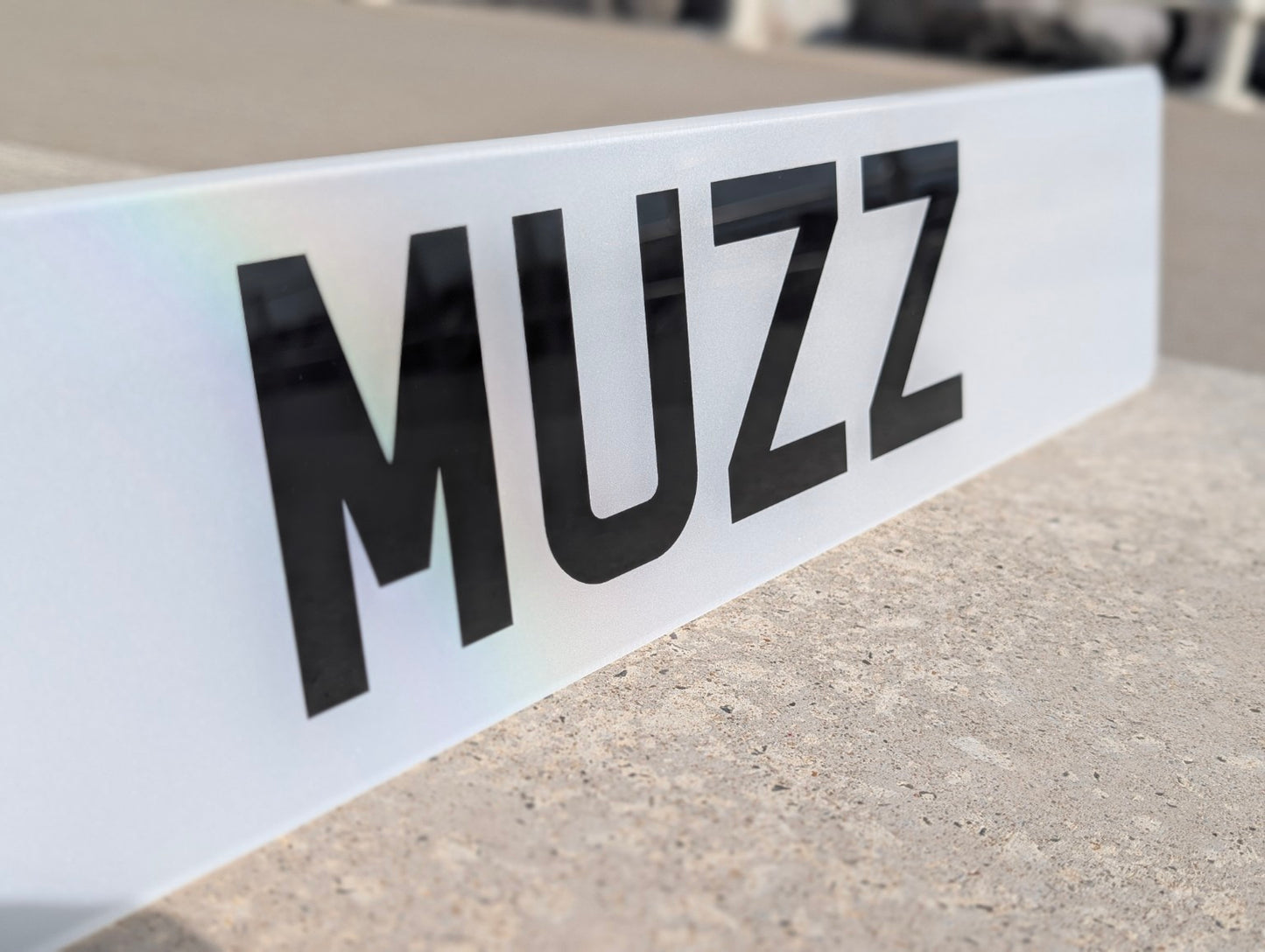 Novelty Plate-Style Sign