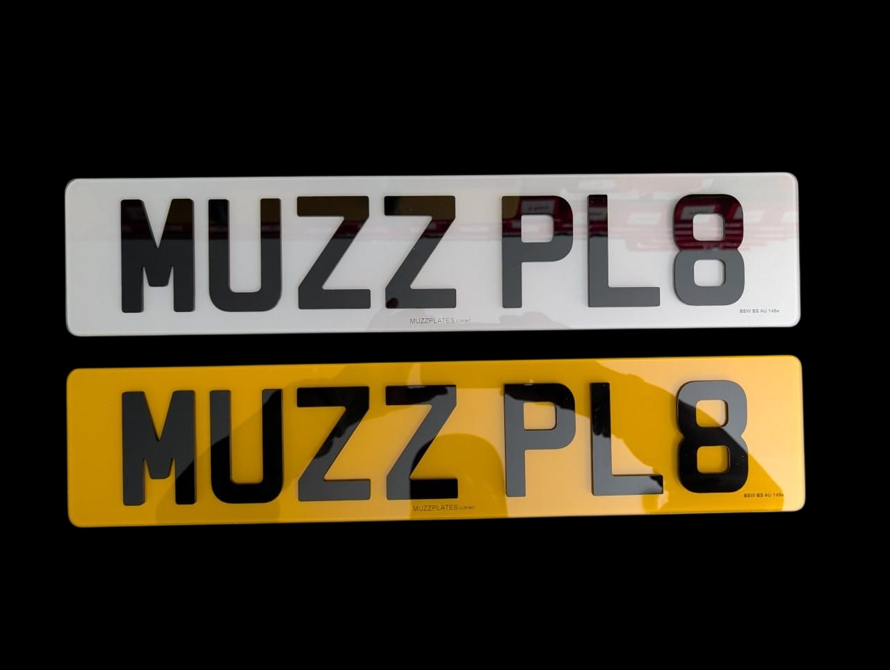 4D number plates