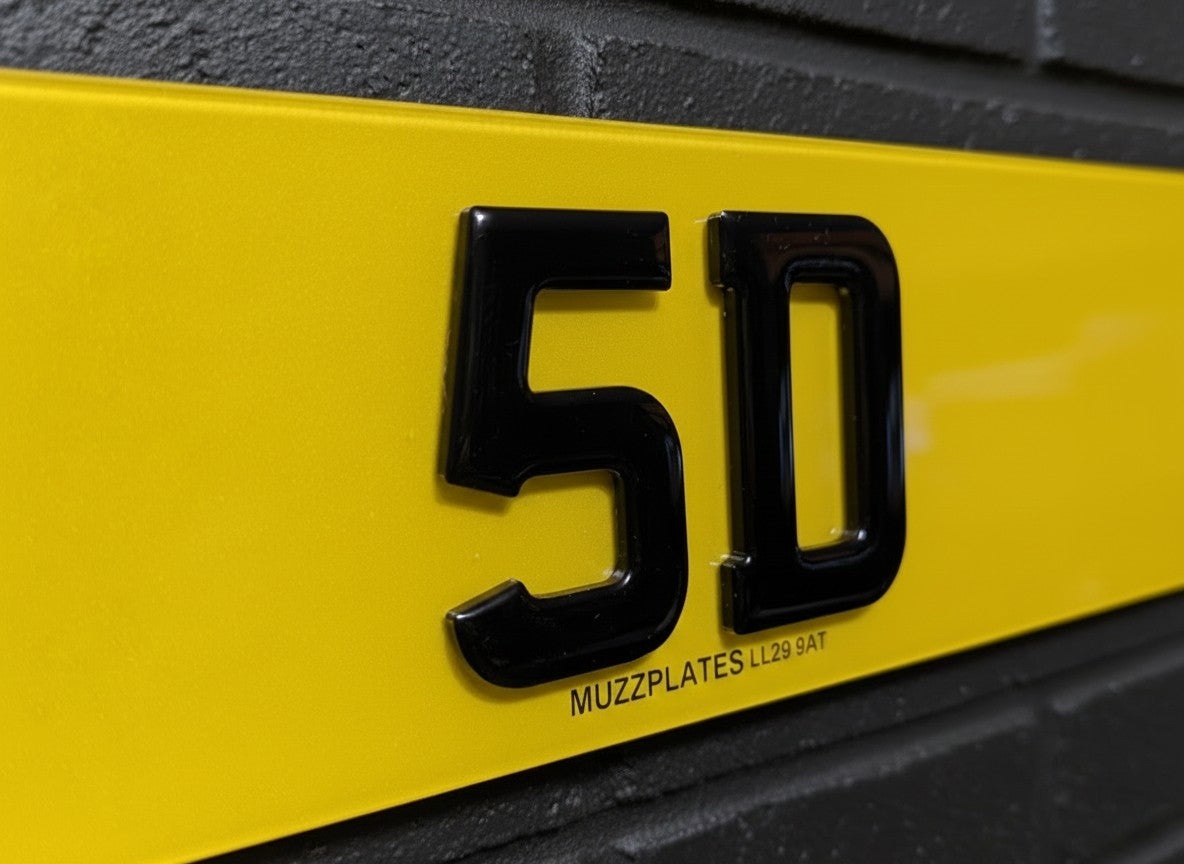 5D Number Plates