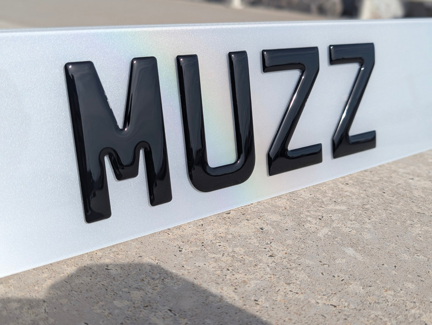 Novelty Plate-Style Sign