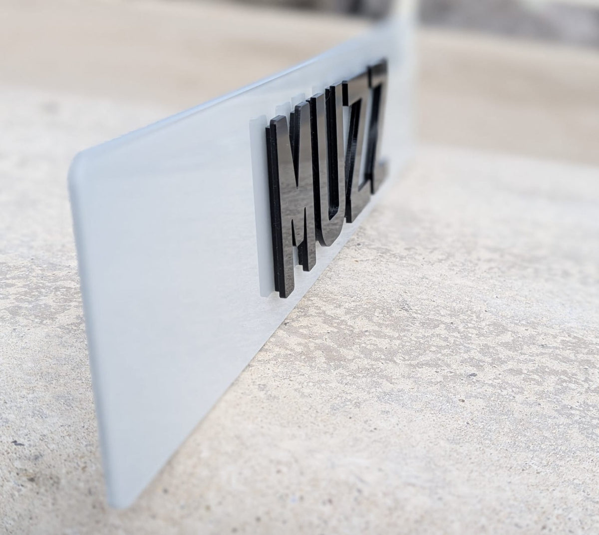 4D Float Number Plates